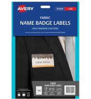 Label avery events & branding l7427 fabric name badge 10 up 88x52mm