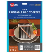 Label avery events & branding l7142 print bag toppers 4 up 48x137mm  pk 10