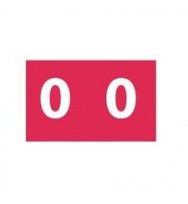 Label avery side tab colour code 0 25x38mm 180/pk