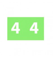Label avery side tab colour code 4 25x38mm 180/pk