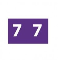 Label avery side tab colour code 7 25x38mm 180/pk