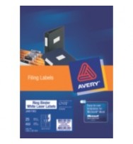 Avery White Trueblock Ring binder Labels -L7172 -450/Pack - 100 x 30 MM
