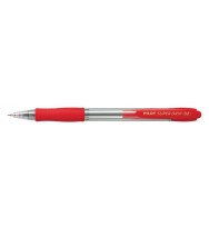 Pen pilot bp super grip bpgp-10r retract med red