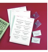 Label avery laser l7418 name badge kit refill 8up 947002 pk25