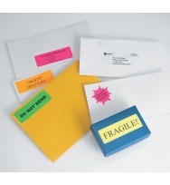 Label avery laser l7162fy fluoro yellow 16up pk25