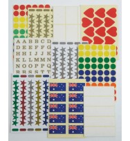 Label avery f/p 8mm multi col dot 932291 - pack of 10