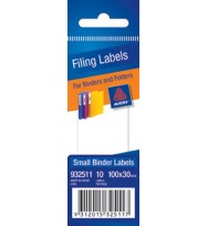 Filing label avery small 100x30mm 10's manual