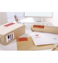 Label avery laser l7990 warning 8up 99.1 x 67.7mm 20's