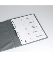 Dividers avery a4 l7411-12m pp white printed 1-12