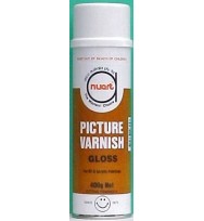 Spray nuart picture varnish gloss 400g tin