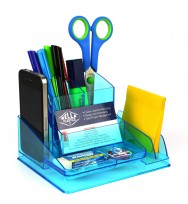Desk Organiser ITALPLAST -Neon Blue
