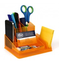 Desk Organiser ITALPLAST -Neon Orange