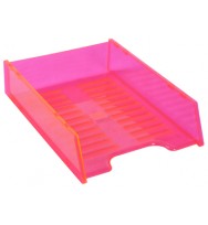 Document Tray ITALPLAST Multi Fit -Neon Red