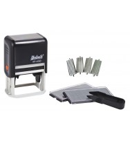 Stamp deskmate d.i.y. kit 5 lines 3mm text