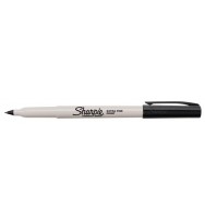 Sharpie Ultra Fine Permanent Marker Black 0.3 nib Pack of 12