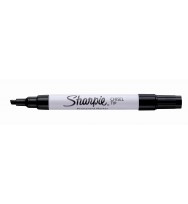 Marker sharpie chisel black 1.0-1.5mm bx 12