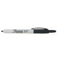 Marker sharpie retract fine black 36701 bx 12