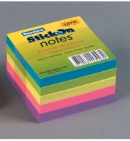Stick On Notes Beautone 76x76 Assorted Ultra colours pad of 5