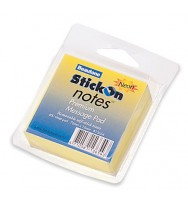 Stick on notes cube b/tone 76x76 neon lemon