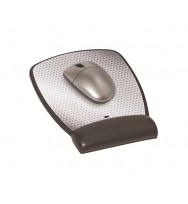 Mouse pad 3m precise surface w/gel rest abstract 17x21.5x2cm