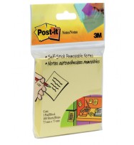 Post- it notes 654hb 73x73 canary yellow pk50
