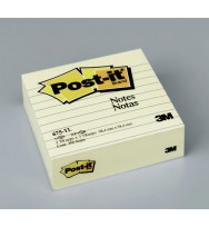 Post- it notes 675 4x4 lined yellow