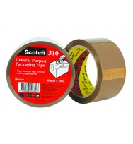 Tape packaging scotch 48mmx50m brown 310-1pk