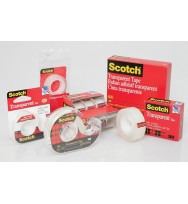 Tape transparent scotch 600 25.4mmx65.8m box