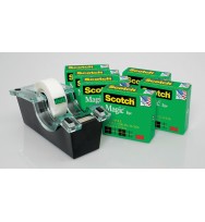 Tape dispenser scotch ds520 w/6 bonus magic tape