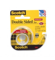 Tape double sided scotch 136p 12.7mmx6.3m on disp bx 12