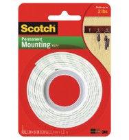 Tape mounting scotch 114 25.4mmx1.3m pk 6