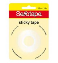 Tape sellotape sticky 18 x 33