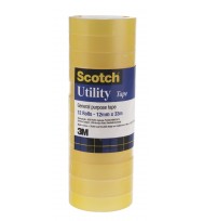 Tape scotch clear #610 12x33 bulk