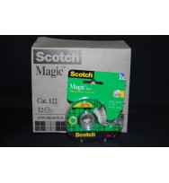 Tape magic scotch 122 19mmx16.5m pk 12