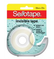 Tape invisible sello 18mmx33m on disp pk 12