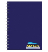 Note book reflex a5 wiro h/cover 7mm ruled 80lf - pack of 5