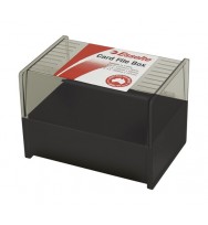 System card box sws esselte 6x4 black