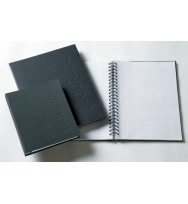 Journal quill a4 hidden spiral 200pg w/margin