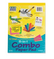 Craft paper pad art street 230x305mm 5 in 1 combo