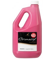 Paint chromacryl 2 litre warm red