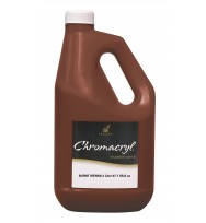 Paint chromacryl 2 ltr burnt sienna