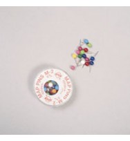 Luggage label kevron plastic pink pk 25