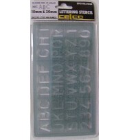 Stencil celco c1020 lettering 20mm/10mm