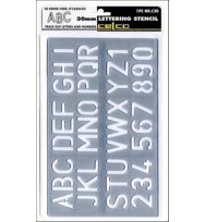 Stencil celco c30 lettering 30mm