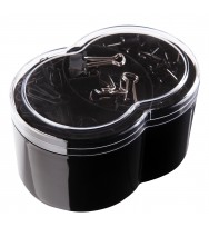 Pins & clips set esselte wow black