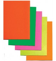 Sign blank card fluoro sml pk100