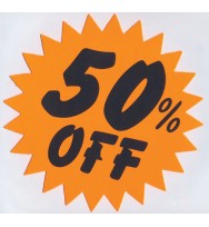 Sign star large 50% off