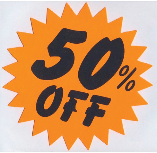 Sign star large 50% off