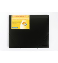 Doc file a4 b/tone 25mm w/elastic matte black