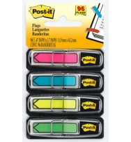3M Post- it flags Arrow Assorted Bright Colours 96 flags